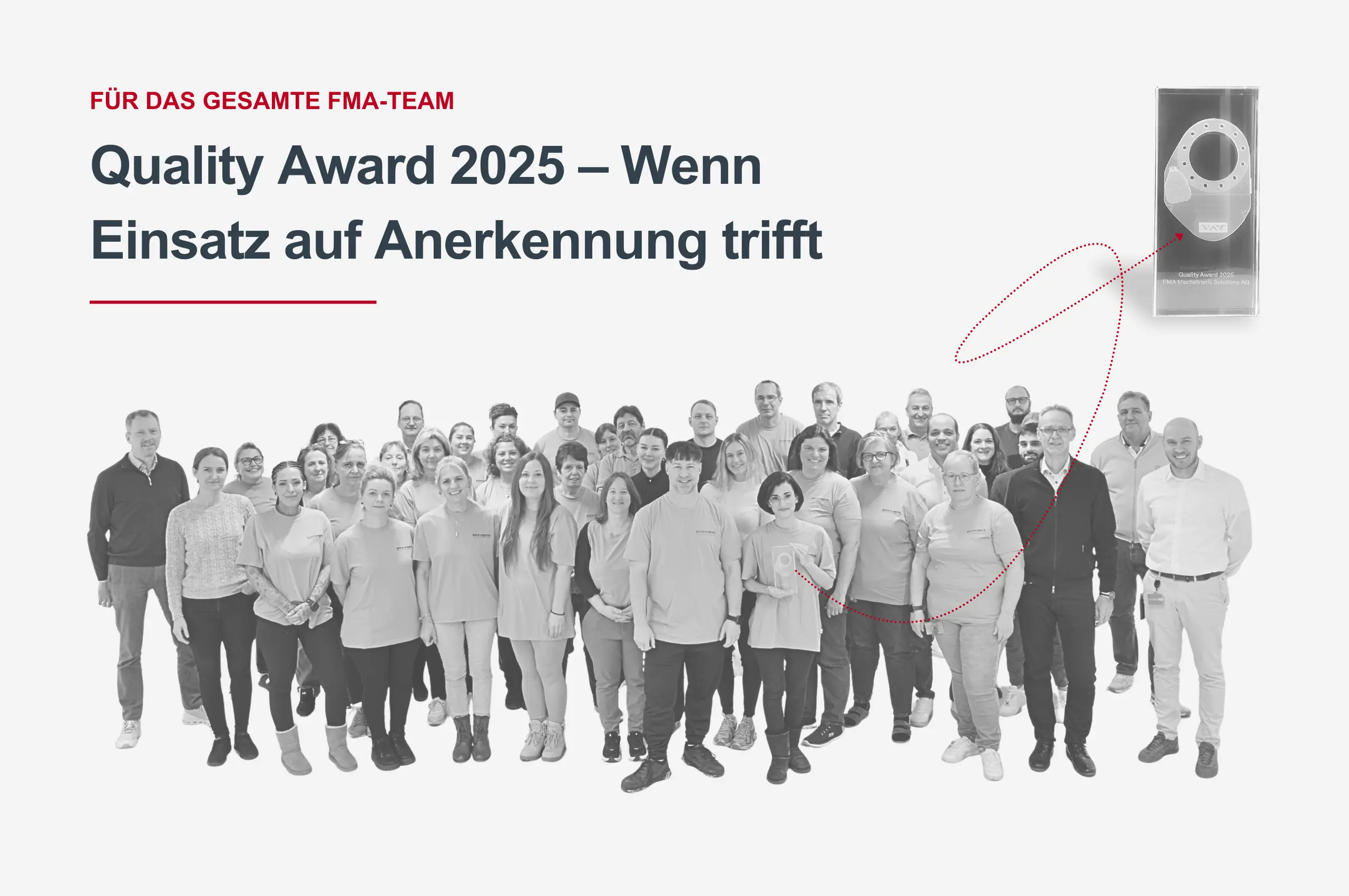 Quality Award FMA Mechatronic Solutions